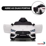 Mini Carro Elétrico 12V Licenciado Mercedes Benz Cle53 Branco - BW435BR - 7