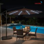 Ombrelone Lateral Com Led 3,00m TerraCota - IWOBLL300TE - 7