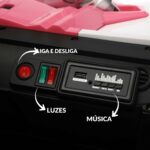 Quadriciclo Elétrico 12V Rosa - BW401RS - 7