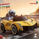 Mini Carro Elétrico 6v Amarelo - BW404AM - 7