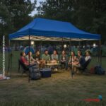 Gazebo Articulado 3x6m Azul - IWCJ017AZ - 8