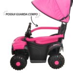 Mini Quadriciclo Elétrico 6V Com Empurrador E Cobertura Rosa - BW393RS - 8