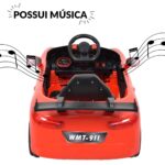 Mini Carro Elétrico 6V Vermelho - BW402VM - 8