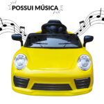 Mini Carro Elétrico 6V Amarelo - BW394AM - 8