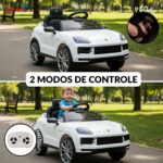 Mini Carro Elétrico 12V Licenciado Porsche Cayenne  - BW425BR - 8