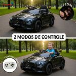 Mini Carro Elétrico 12V Licenciado Mercedes Benz Cle53 Preto - BW435PT - 8