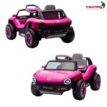 Mini Carro Elétrico 12V Licenciado Volkswagen E Buggy Rosa - BW432RS - 8