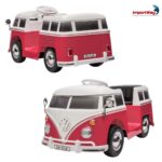 Mini Kombi Elétrica 6V Licenciado Volkswagen Buzz Rosa - BW430RS - 8