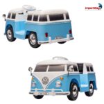 Mini Kombi Elétrica 6V Licenciado Volkswagen Buzz Azul - BW430AZ - 8