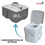 Vaso Sanitário Banheiro Portátil 20L - IWCAM001 - 8