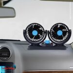 Mini Ventilador Duplo Automotivo 12V - IWMCA015 - 9