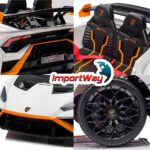 Mini Carro Licenciado 12V Lamborghini Huracan Sto Branco - BW403BR - 9