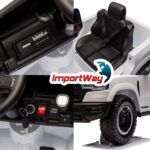 Mini Carro Elétrico 12V Licenciado Dodge Ram 1500 RHO Branco - BW426BR - 9