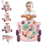 Andador Empurrador 5 Em 1 Infantil Rosa - BW326RS - 1