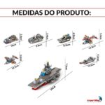 Bloco De Montar Navio 2 em 1 315 Peças - BW352 - 2