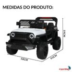 Mini Quadriciclo 12v Elétrico Branco - BW442BR - 2