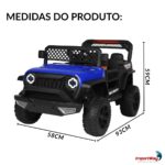 Mini Quadriciclo 12v Elétrico Azul - BW442AZ - 2