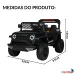 Mini Quadriciclo 12v Elétrico Preto - BW442PT - 2