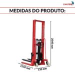 Empilhadeira Manual 1 Tonelada 1,6 metros - IWME008 - 2