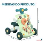 Andador Empurrador 5 Em 1 Infantil Verde - BW326VD - 2