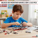 Bloco De Montar Navio 2 em 1 315 Peças - BW352 - 3