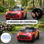 Mini Carro Esportivo 12v Vermelho - BW443VM - 3
