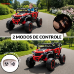 Mini Quadriciclo Elétrico 12V Vermelho -  BW445VM - 3