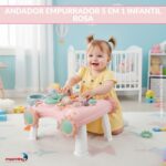 Andador Empurrador 5 Em 1 Infantil Rosa - BW326RS - 3