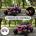 Mini Quadriciclo Elétrico 12V Rosa -  BW445RS - 3