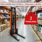 Empilhadeira Semi Elétrica 2 Toneladas 3 metros - IWME009 - 3