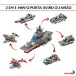 Bloco De Montar Navio 2 em 1 315 Peças - BW352 - 4