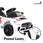 Mini Carro Esportivo 12v Branco - BW443BR - 4