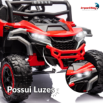 Mini Quadriciclo Elétrico 12V Vermelho -  BW445VM - 4