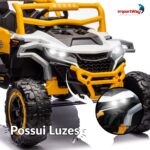 Mini Quadriciclo Elétrico 12V Branco -  BW445BR - 4