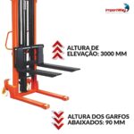 Empilhadeira Semi Elétrica 2 Toneladas 3 metros - IWME009 - 4