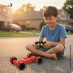 Carrinho Acrobático Controle Remoto Rotação 360° Vermelho - BW344VM - 5