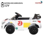Mini Carro Esportivo 12v Branco - BW443BR - 6