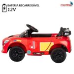 Mini Carro Esportivo 12v Vermelho - BW443VM - 6