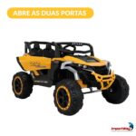 Mini Quadriciclo Elétrico 12V Amarelo -  BW445AM - 6