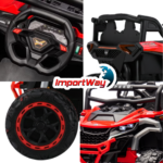 Mini Quadriciclo Elétrico 12V Vermelho -  BW445VM - 7