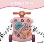 Andador Empurrador 5 Em 1 Infantil Rosa - BW326RS - 7