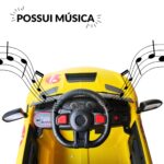 Mini Carro Esportivo 12v Amarelo - BW443AM - 8