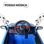 Mini Carro Esportivo 12v Azul - BW443AZ - 8