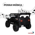 Mini Quadriciclo 12v Elétrico Branco - BW442BR - 8