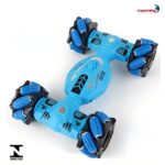 Carrinho Acrobático Controle Remoto Rotação 360° Azul - BW344AZ - 8