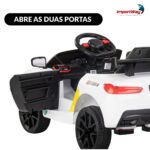 Mini Carro Esportivo 12v Branco - BW443BR - 9