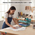 Prensa Térmica Sublimação 5 em 1 220v - IWPTS002 - 3