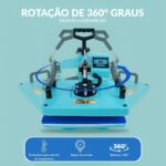 Prensa Térmica Sublimação 5 em 1 127v - IWPTS001 - 5