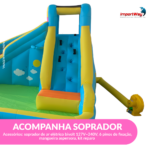 PlayGround Escorregador Inflável Com Canhão De Água 380X290X210cm - IWI008 - 8