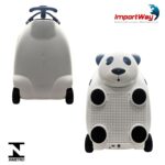 Mala Infantil 3 Em 1 Com Caixa De Som, Microfone E Bloco De Montar Panda - BW361PAN - 10